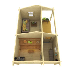 Pihasauna Villu pukuhuoneella ja etuterassilla - Image 3