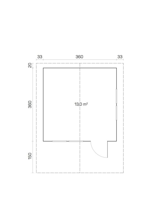 Pihamökki Sevilla 70 mm - Image 3