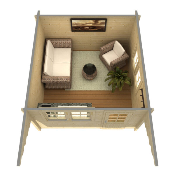 Pihamökki Sevilla 70 mm - Image 2