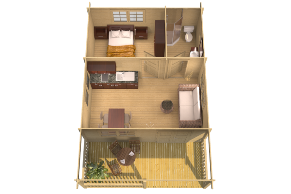 Höylähirsimökki Tormes 39 m2 - Image 2