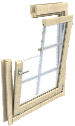 Autotalli A, ovi- ja ikkuna tuplalasilla - Image 3