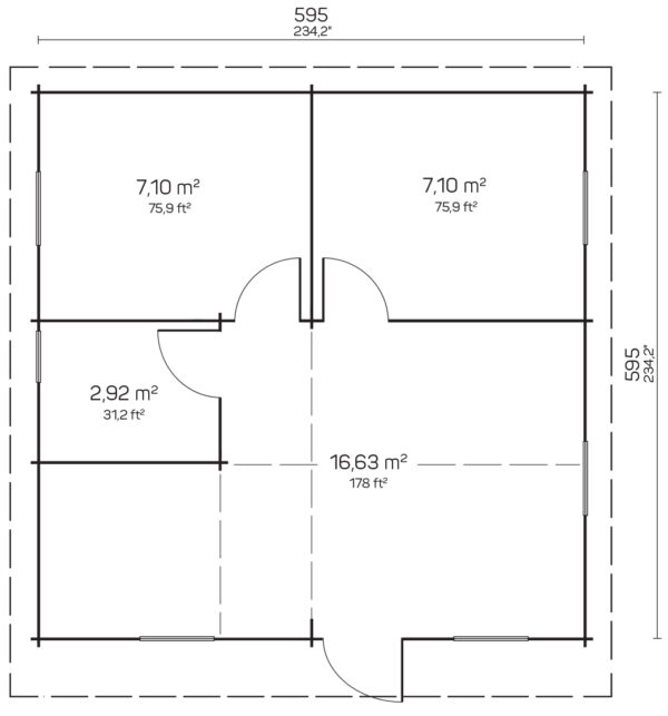 Vierasmaja Alberche, ovi ja ikkunat kaksinkertaisilla laseilla - Image 2
