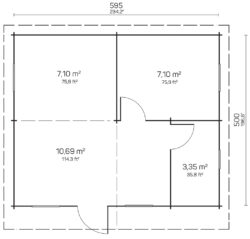 Vierasmaja Cabriel, ovi ja ikkunat kaksinkertaisilla laseilla - Image 2