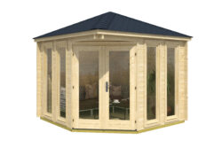 Pihamökki Victoria D, ovi ja ikkunat kaksinkertaisilla laseilla