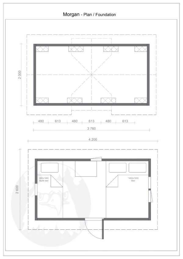 Valmis Noidan mökki Morgan 4-hengelle - Image 5