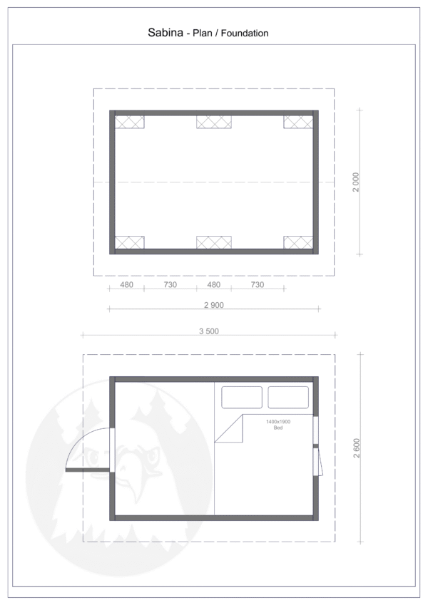 Valmis Noidan mökki Sabrina 2-hengelle - Image 5