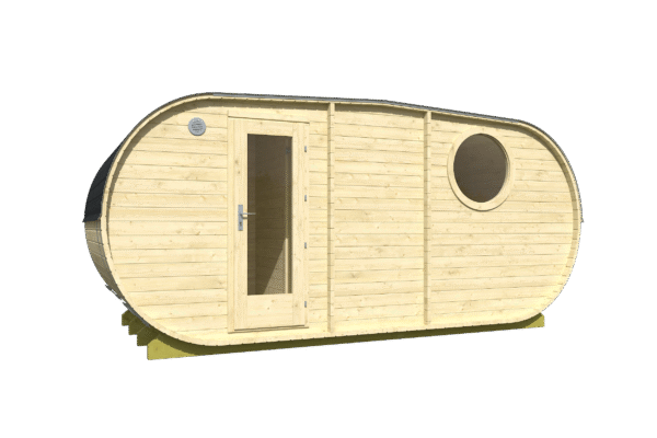 Ovaalisauna Loviisa, 3 huonetta 500 x 235 cm - Image 2