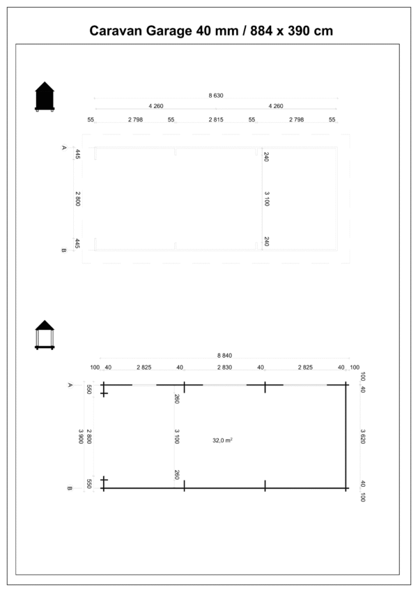 Autotalli Caravan 40 mm - Image 4