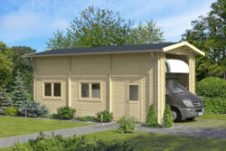 Autotalli Caravan 40 mm