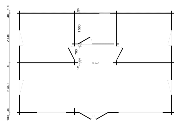 Vierasmökki Madeira, ovi ja ikkunat kaksinkertaisilla laseilla - Image 5