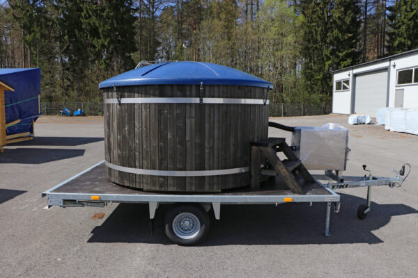 Kannellinen paljuvaunu Premium Sininen 207 - Image 2