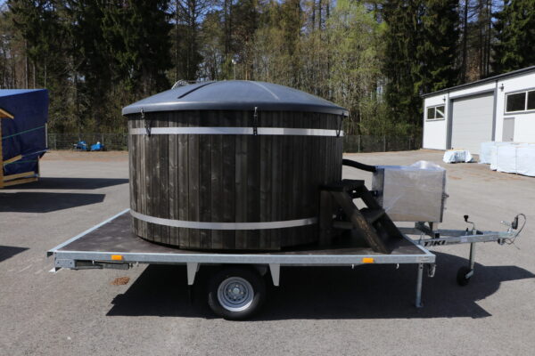 Kannellinen paljuvaunu Premium Harmaa 207 - Image 3