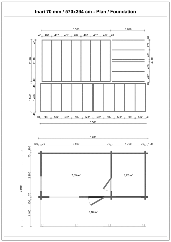 Pihasauna Inari pukuhuoneella ja etuterassilla - Image 5
