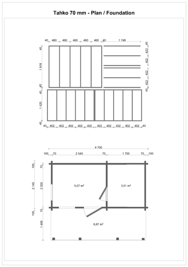 Valmis pihasauna Tahko pukuhuoneella ja etuterassilla - Image 4