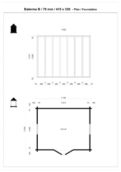 Pihamökki Balerma B 70 mm - Image 4